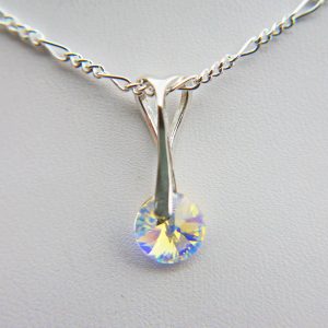 Aurora Borealis Crystal Pendant 128