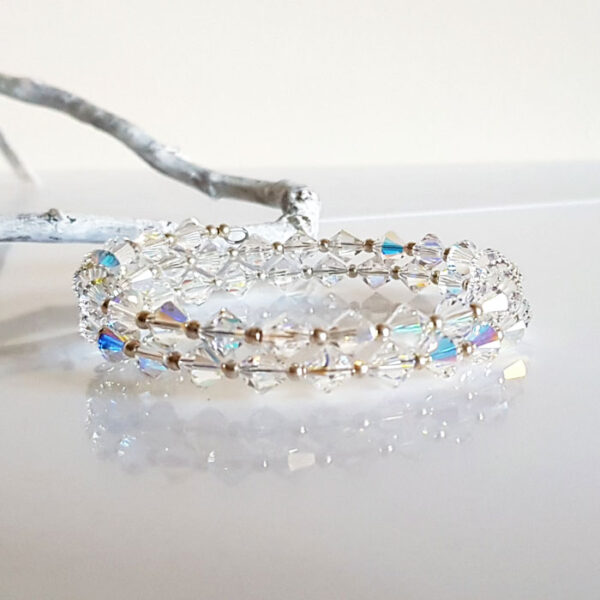 Darcia Swarovski Crystal Bracelet Clear AB