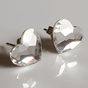 Heart Swarovski Crystal Studs Earrings 134