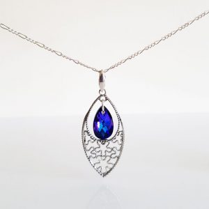 Purple Filigree Pendant 303