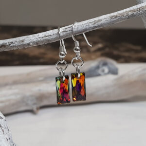 New Volcano Crystal Earrings 264