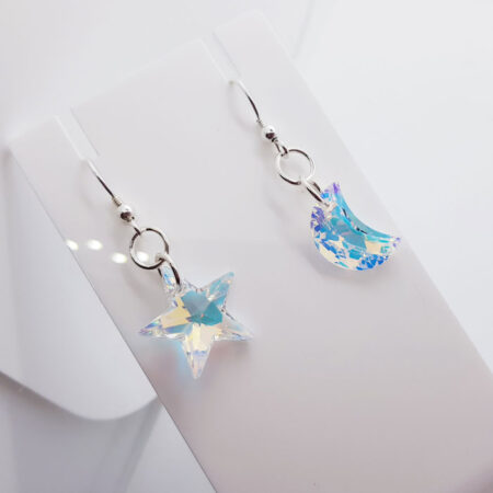 Star Moon Odd Earrings 326