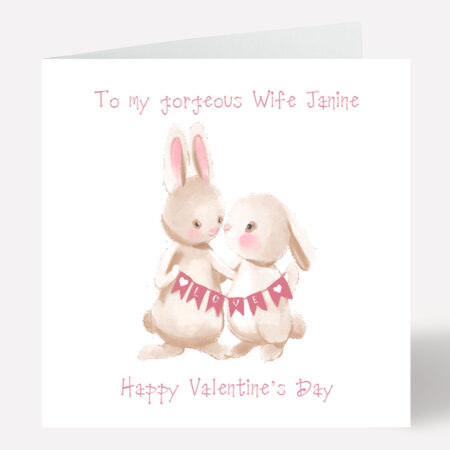 Happy Valentines Card Wife 125