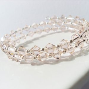 Sal Swarovski Crystal Bracelet Silk