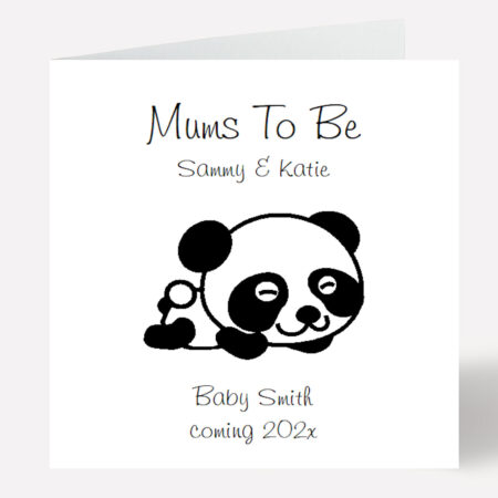 Baby Shower Panda Card 114