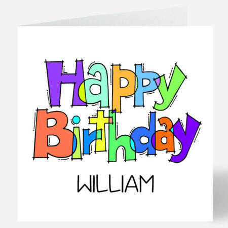 Personalised Happy Birthday Card 115