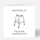 Happy Birthday Zimmer Card 154