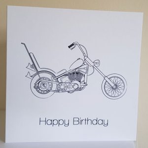 Motorbike Birthday Card 178