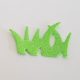 Long Wavy Grass Glitter Die Cut Shapes Toppers