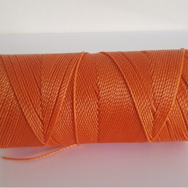 Linhasita Wax Cord 1mm Orange