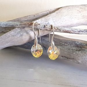 Oval Crystal Earrings 272