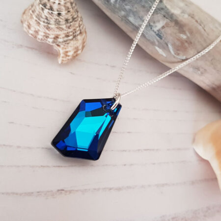 Bermuda Blue Swarovski Crystal Pendant 267