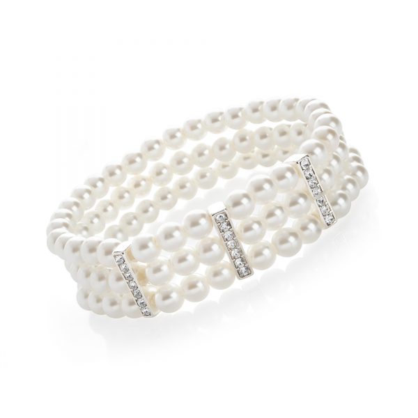 Pearly Diamante Bracelet