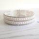 Diamante & Pearl Cuff