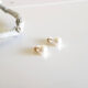 White Pearl Stud Earrings 135