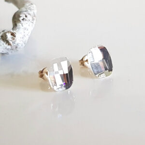 Oval Crystal Stud Earrings 351