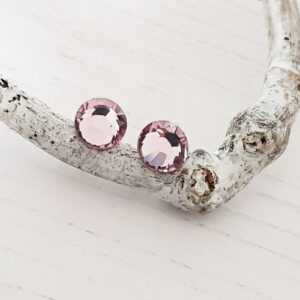Light Amethyst Swarovski Stud Earrings 355