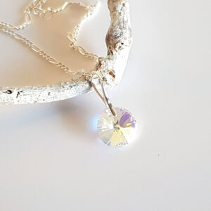Aurora Borealis Swarovski Crystal Pendant 116