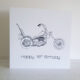 16th Birthday Card Motorbike 208