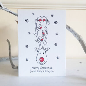 Merry Christmas Rudolph & Robins