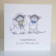 Wedding Card Mice 213
