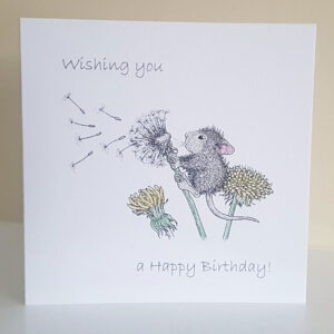 Birthday Card Mice 216