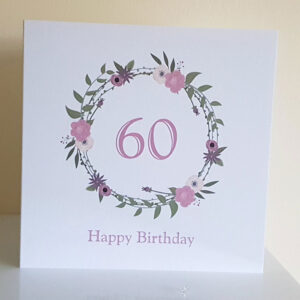 60th Birthday Card 234