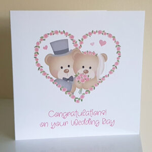 Wedding Day Bear Card 238