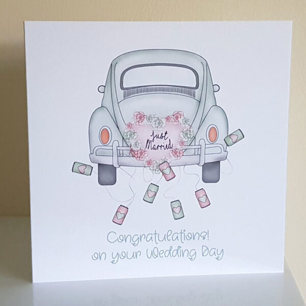 Car Wedding Day Card 239