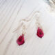 Ruby Crystal Earrings 154