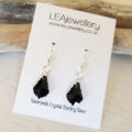 Black Baroque Crystal Earrings 155
