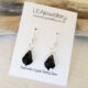 Black Baroque Crystal Earrings 155