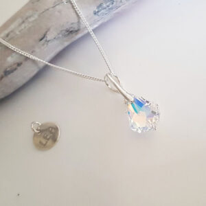Aurora Borealis Baroque Crystal Pendant 192