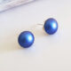 Sapphire Pearl Stud Earrings 392