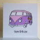 Campervan Birthday Card 279