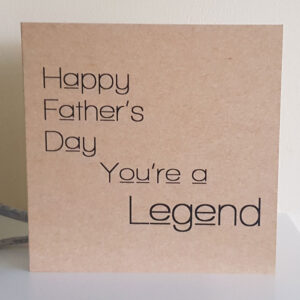 Legend Fathers Day Card 296