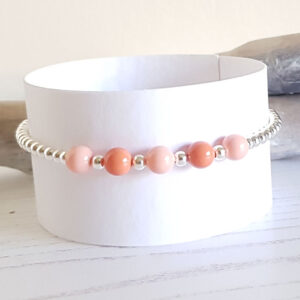 Dainty Coral Bracelet