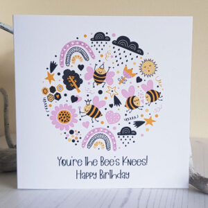 Bees Birthday Card 250