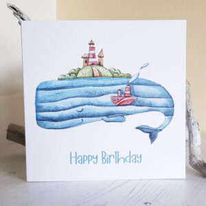Whale Birthday Card 267