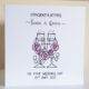 Personalised Wedding Card Charles Rennie Mackintosh Style 519