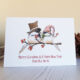 Personalised Two Tweety Birds Christmas Cards 10 pack