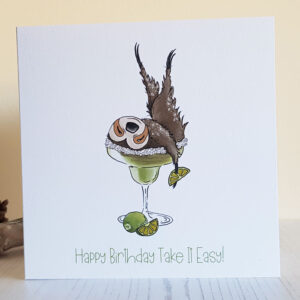Personalised Sloth Cocktail Birthday CardSloth Cocktail Birthday Card 341