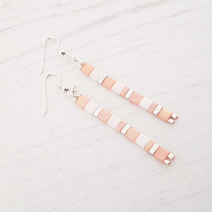 Coral Tila Earrings 415