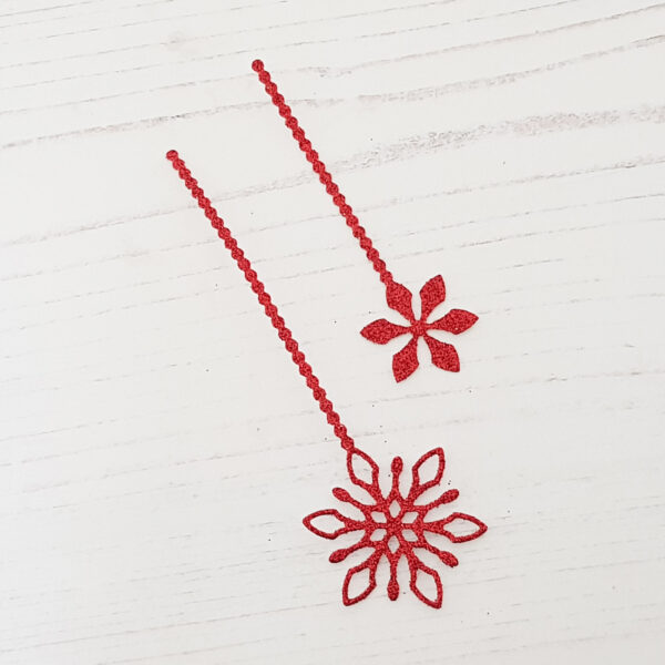 Die Cut Hanging Snowflakes