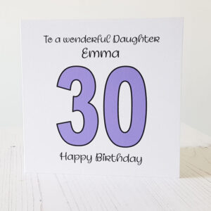 Daughter Age Birthday Card 364