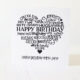 Heart Happy Birthday CardHeart Happy Birthday Card 370