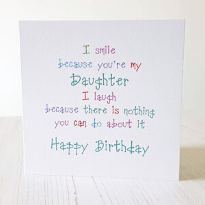 Daughter Birthday CardDaughter Birthday Card 373