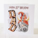 Dad Happy BirthdayViking Dad Birthday Card 379 Viking Gnome Card