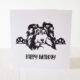 Sheltie Dog Birthday Card 381 Sheltie Dog Happy Birthday Card