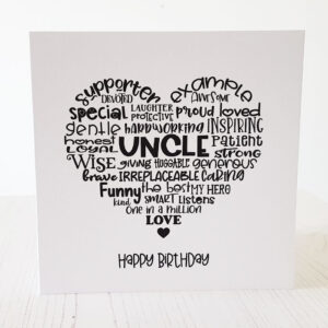 Uncle Birthday Card Uncle Birthday Card 386
